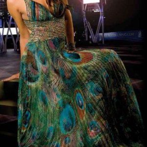 Jovani Peacock Dress